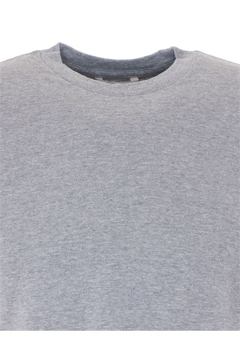 seamless crew neck tee man grey AURALEE | A00T01STTOP GRAY